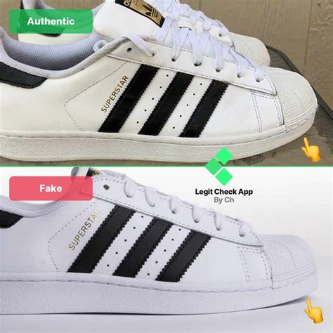 original adidas superstar vs fake|adidas superstar white duplicate.